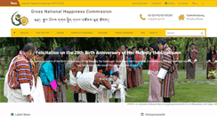 Desktop Screenshot of gnhc.gov.bt