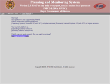 Tablet Screenshot of plams.gnhc.gov.bt